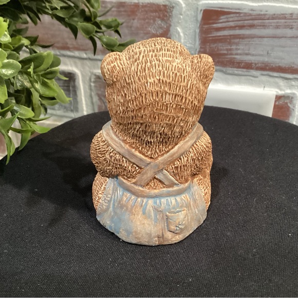Vintage - 1984 to 1985 - Stone Critters Baby Teddy - Excellent Condition - Nice - Picture 4 of 11